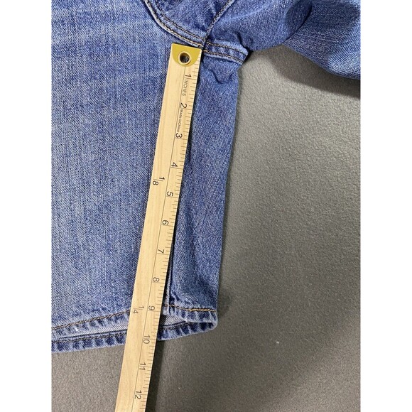 Levi 550 Jean Shorts Mens 34x9 Blue Relaxed Straight  Denim Jorts Tag 36 * - Picture 7 of 14